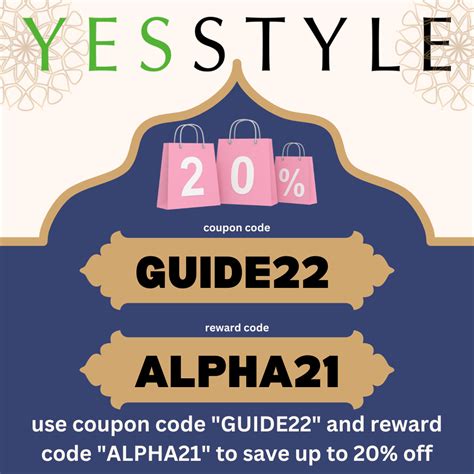 Yesstyle coupons and rewards code 🥳 Use KRBTY24 and SHAZAM9 for an instant 20% off on YesStyle! 🛍️ Yesstyle coupons / Yesstyle coupon codes / Yesstyle rewards code / Yesstyle discounts /Yesstyle coupon 2024 / Yesstyle 20% off Share Add a Comment. Be the first to comment Nobody's responded to this post yet. Add your thoughts and get the …